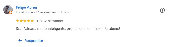 Depoimento cliente satisfeito - Advogada Direito de Família Dra. Adriana Fernandes São Paulo